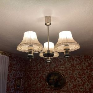 handgefertigte Upcycling Makramee-Hängelampe – Bild 11