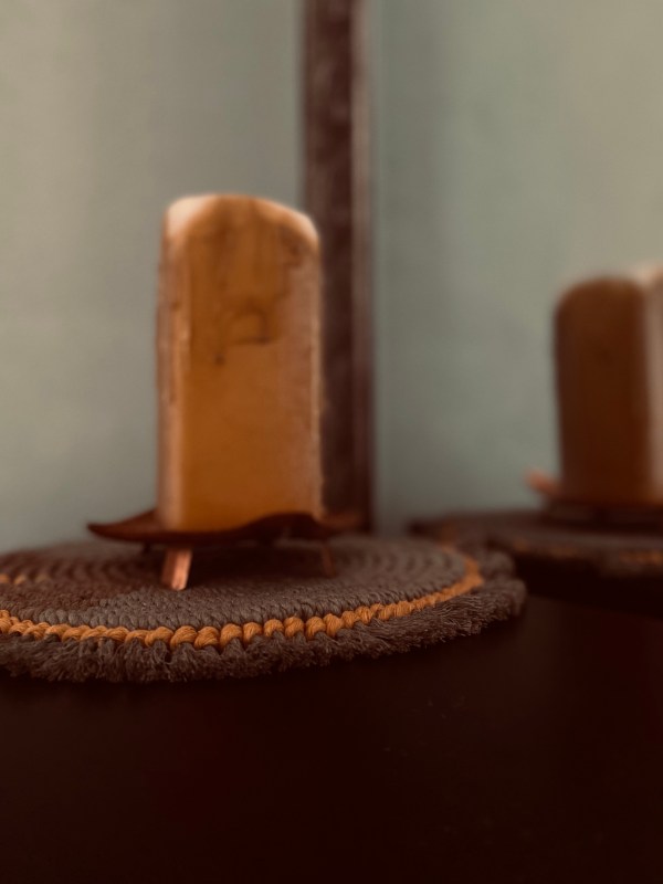 handgeknüpfte Makramee-Untersetzer in verschiedenen Größen