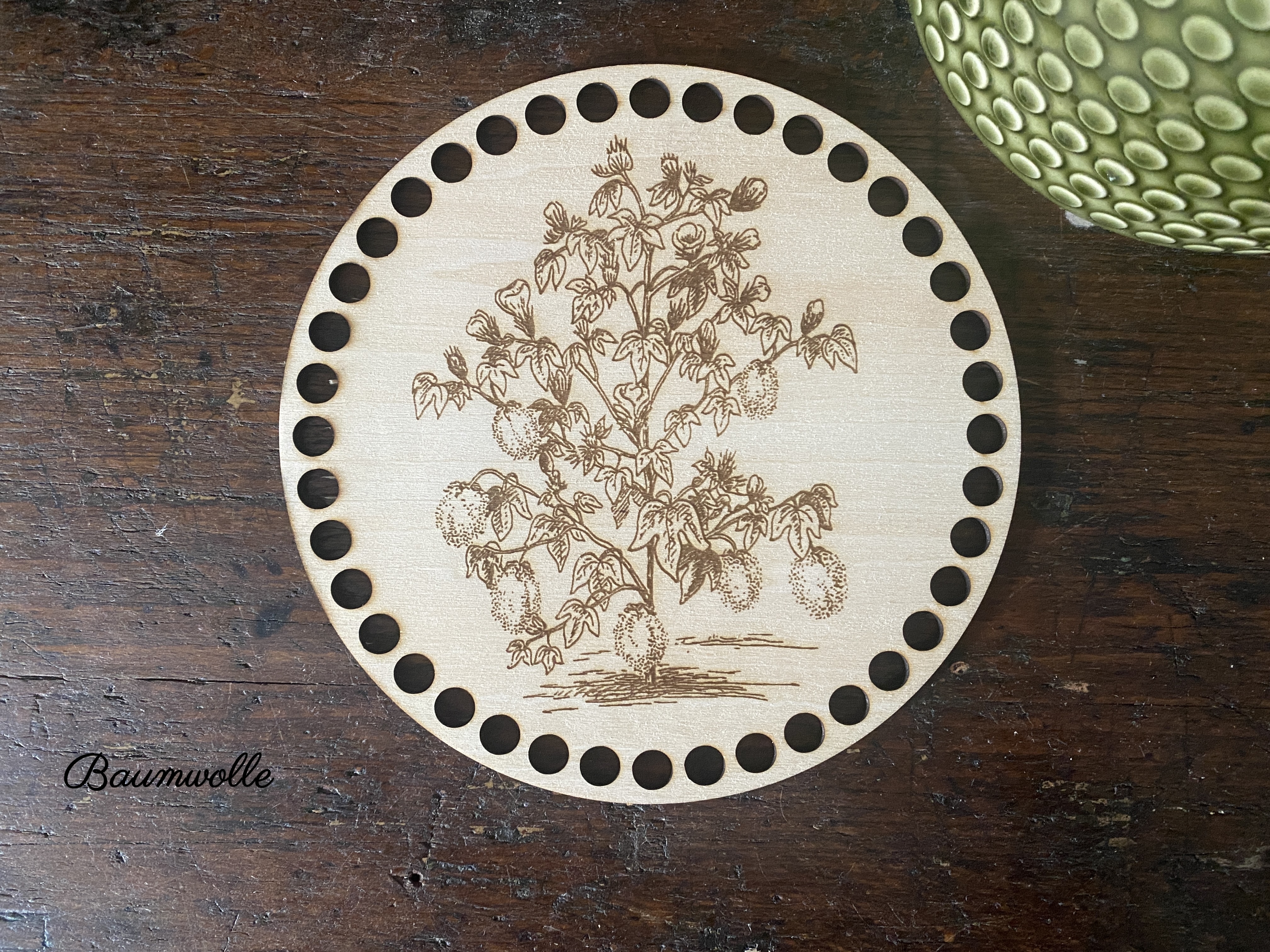 Häkelböden | Lindensperrholz | mit Gravur – Bild 28