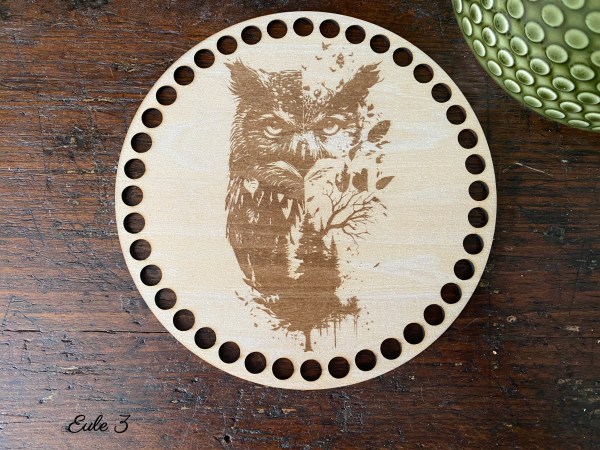 Häkelböden | Lindensperrholz | mit Gravur