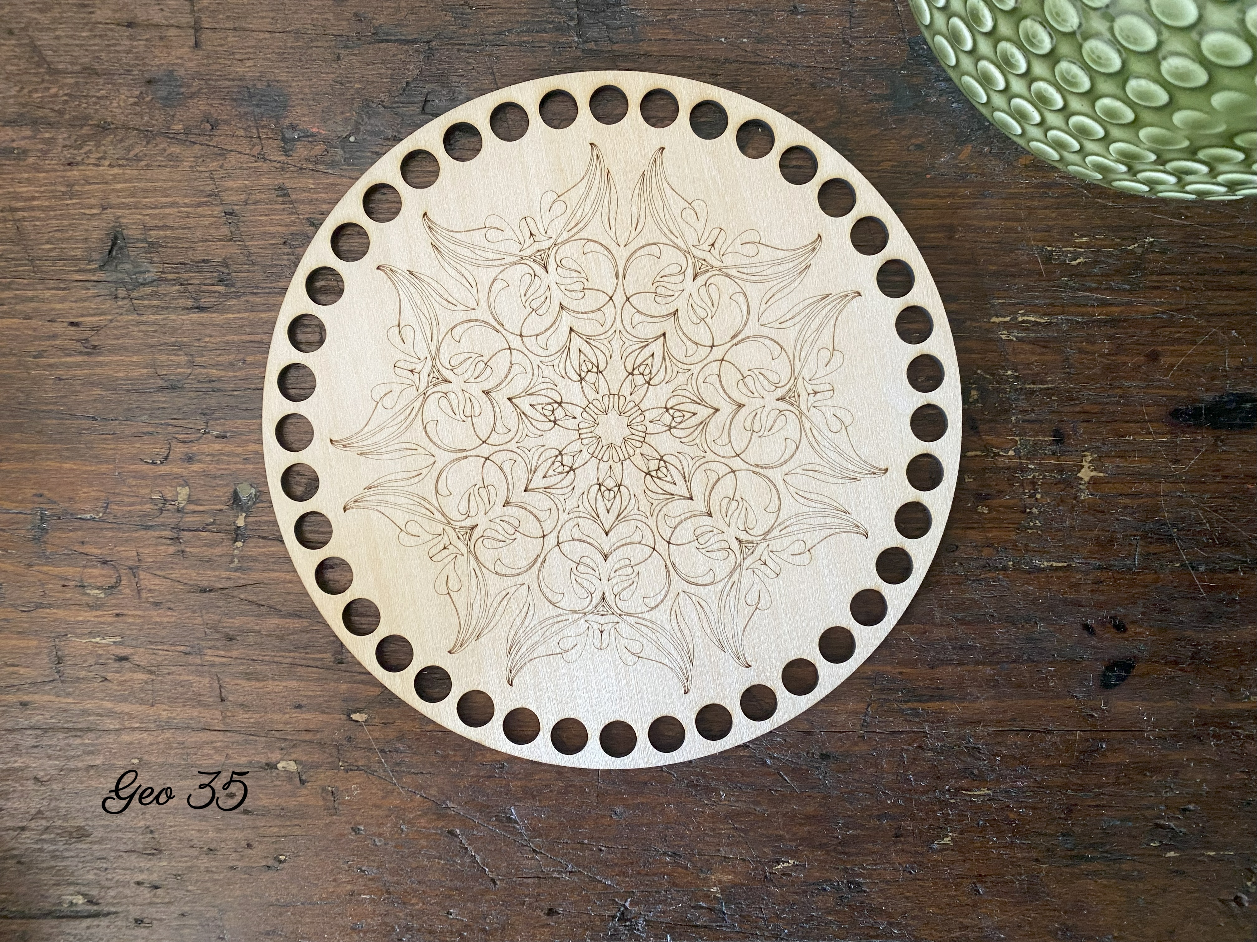 Häkelböden | Lindensperrholz | mit Gravur – Bild 34