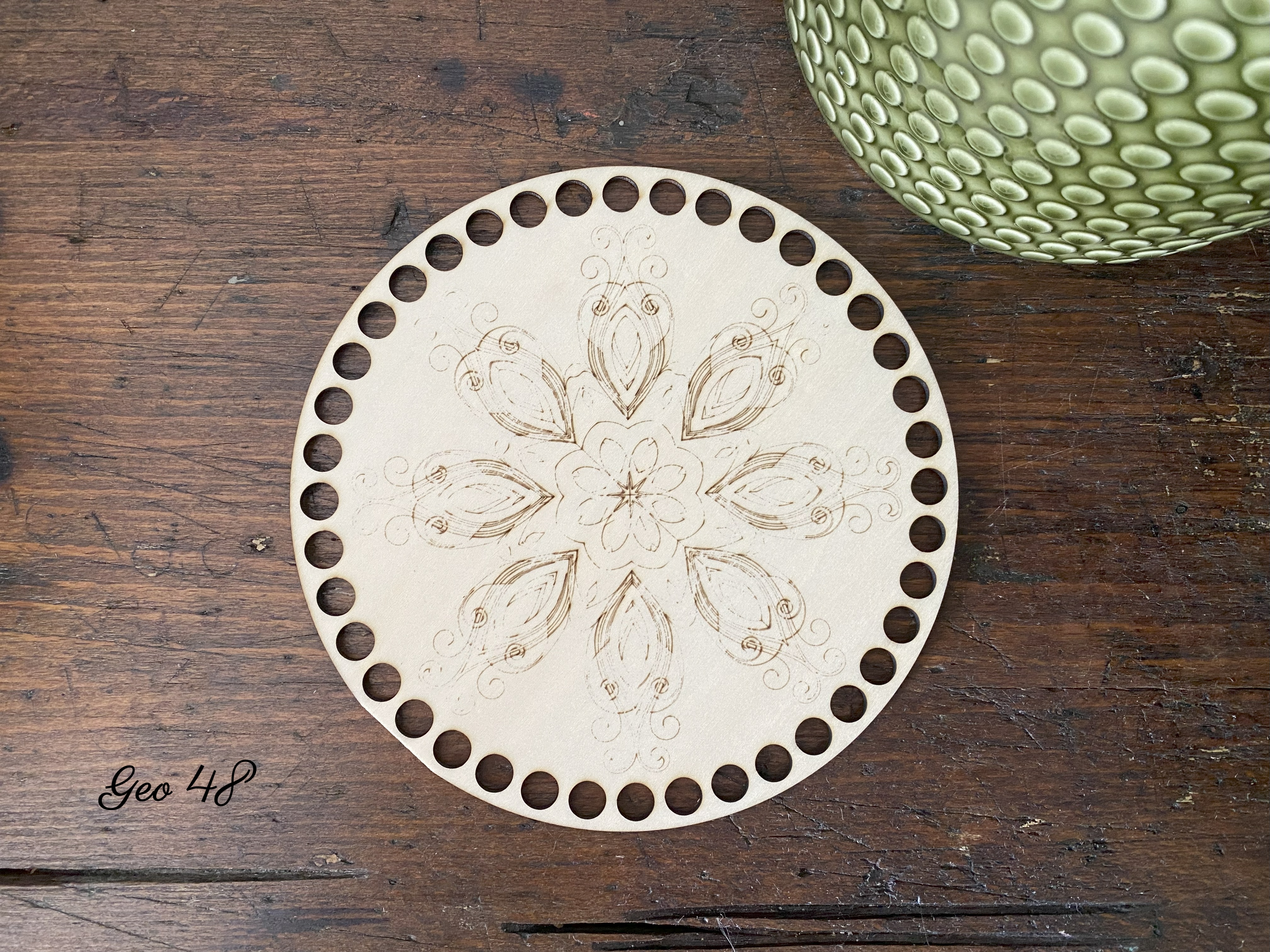 Häkelböden | Lindensperrholz | mit Gravur – Bild 35