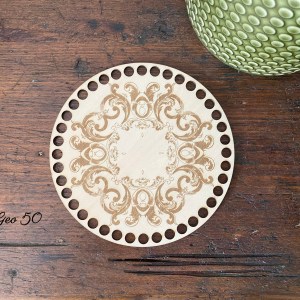 Häkelböden | Lindensperrholz | mit Gravur – Bild 36