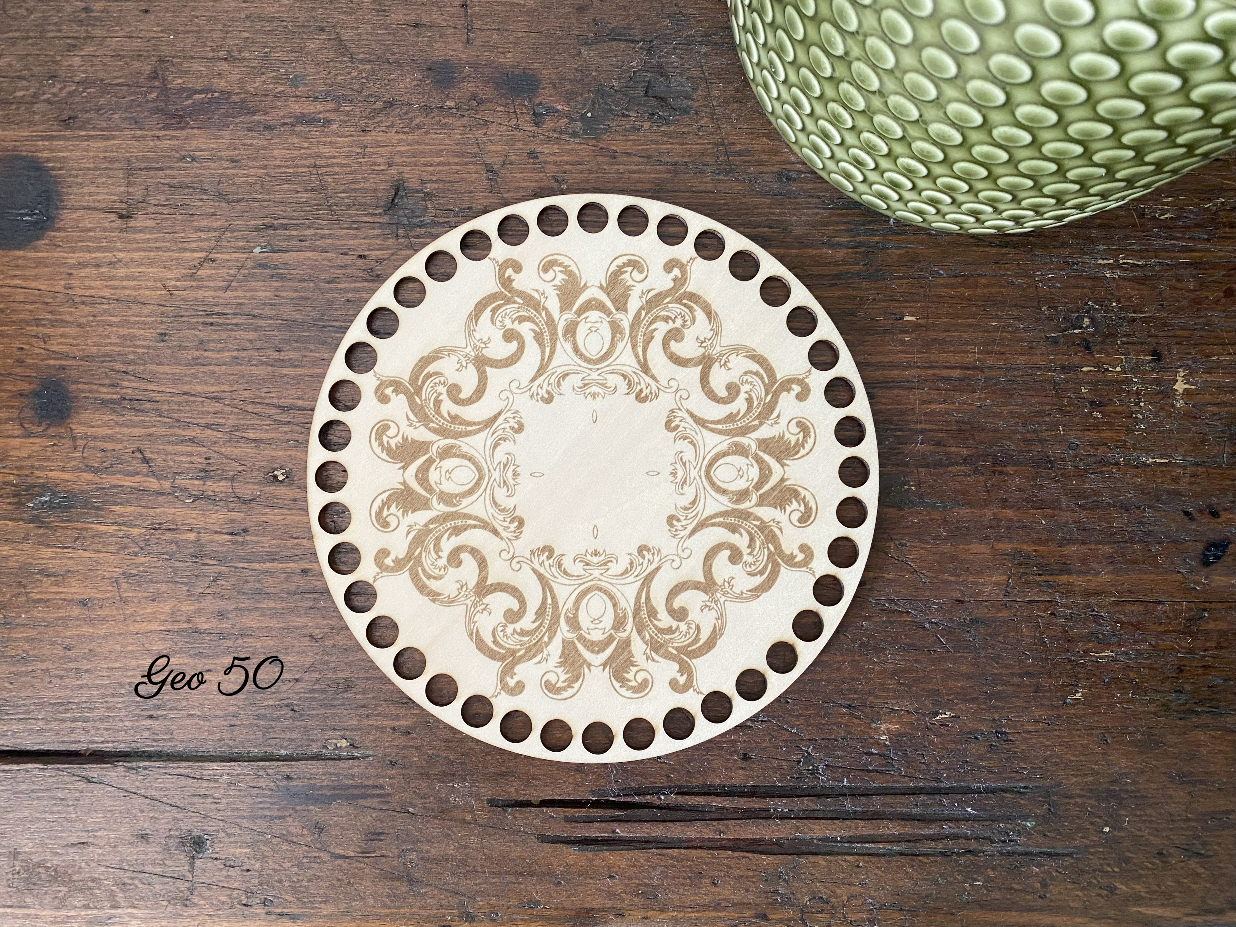 Häkelböden | Lindensperrholz | mit Gravur – Bild 36