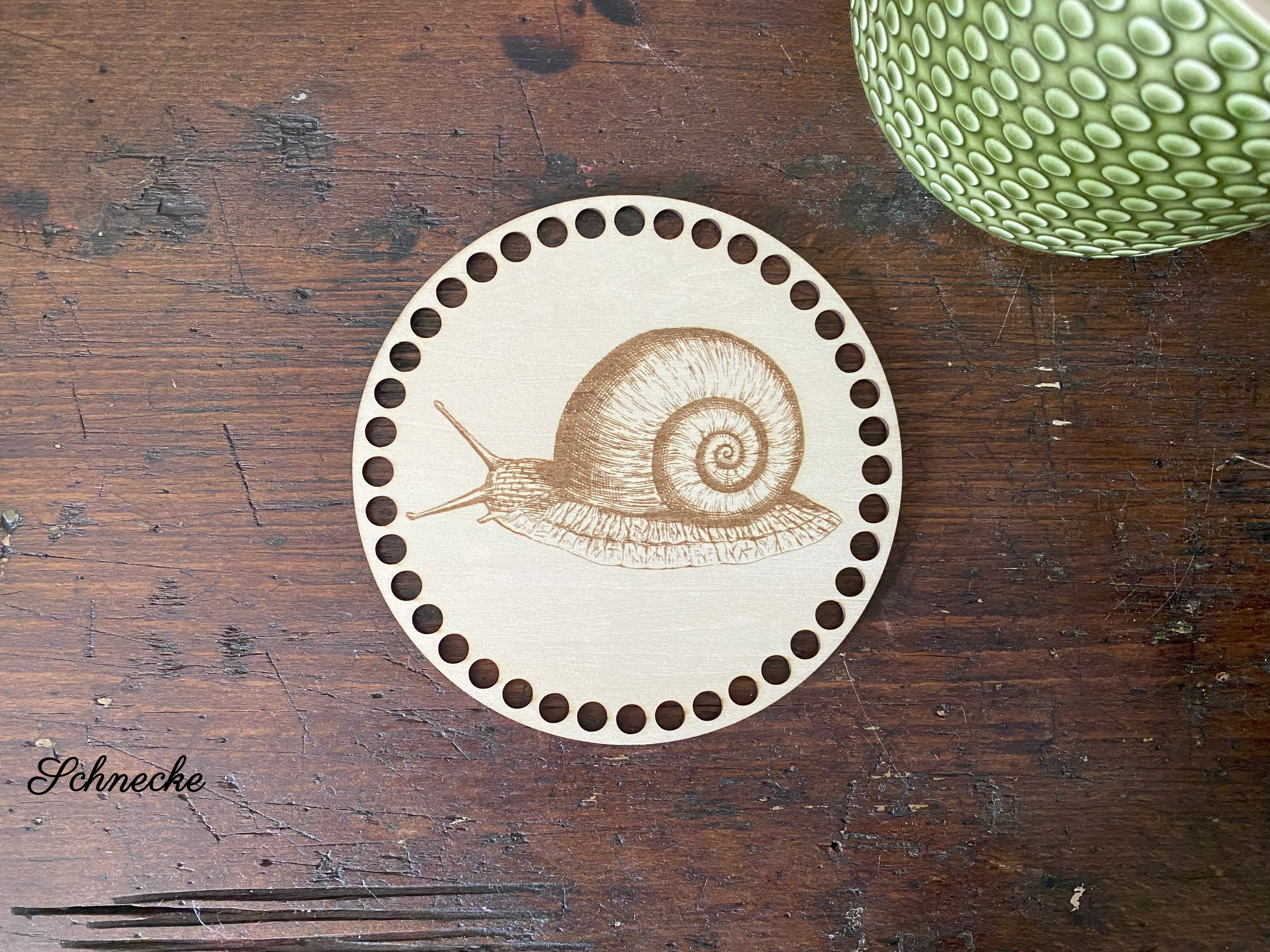 Häkelböden | Lindensperrholz | mit Gravur – Bild 42