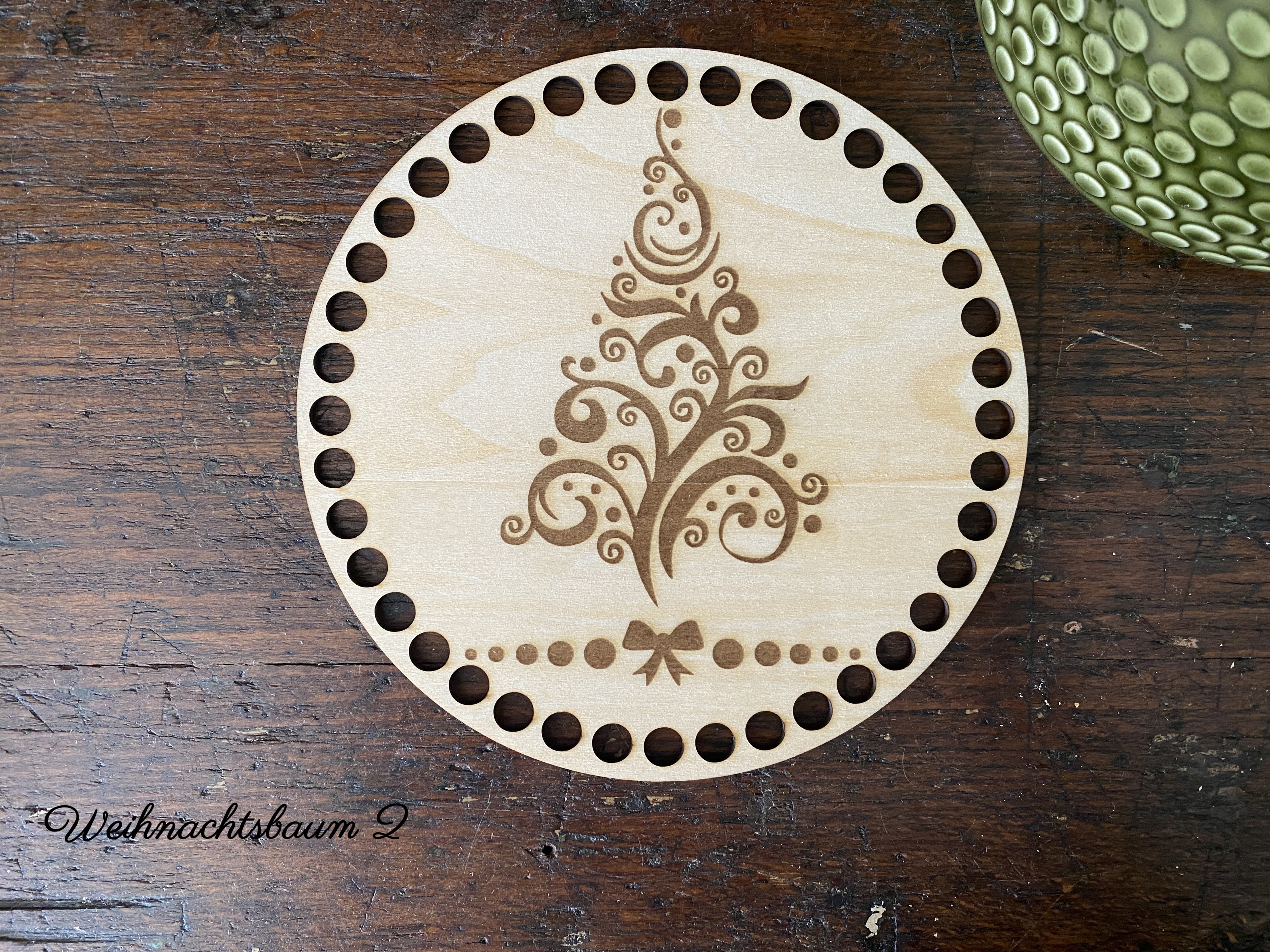 Häkelböden | Lindensperrholz | mit Gravur – Bild 45