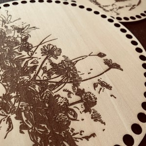 Häkelböden | Lindensperrholz | mit Gravur