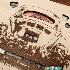 Hochzeit | XXL Geschenkkarte mit Sichtfenster – Bild 5