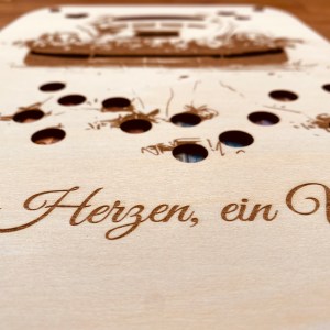 Hochzeit | XXL Geschenkkarte mit Sichtfenster – Bild 3