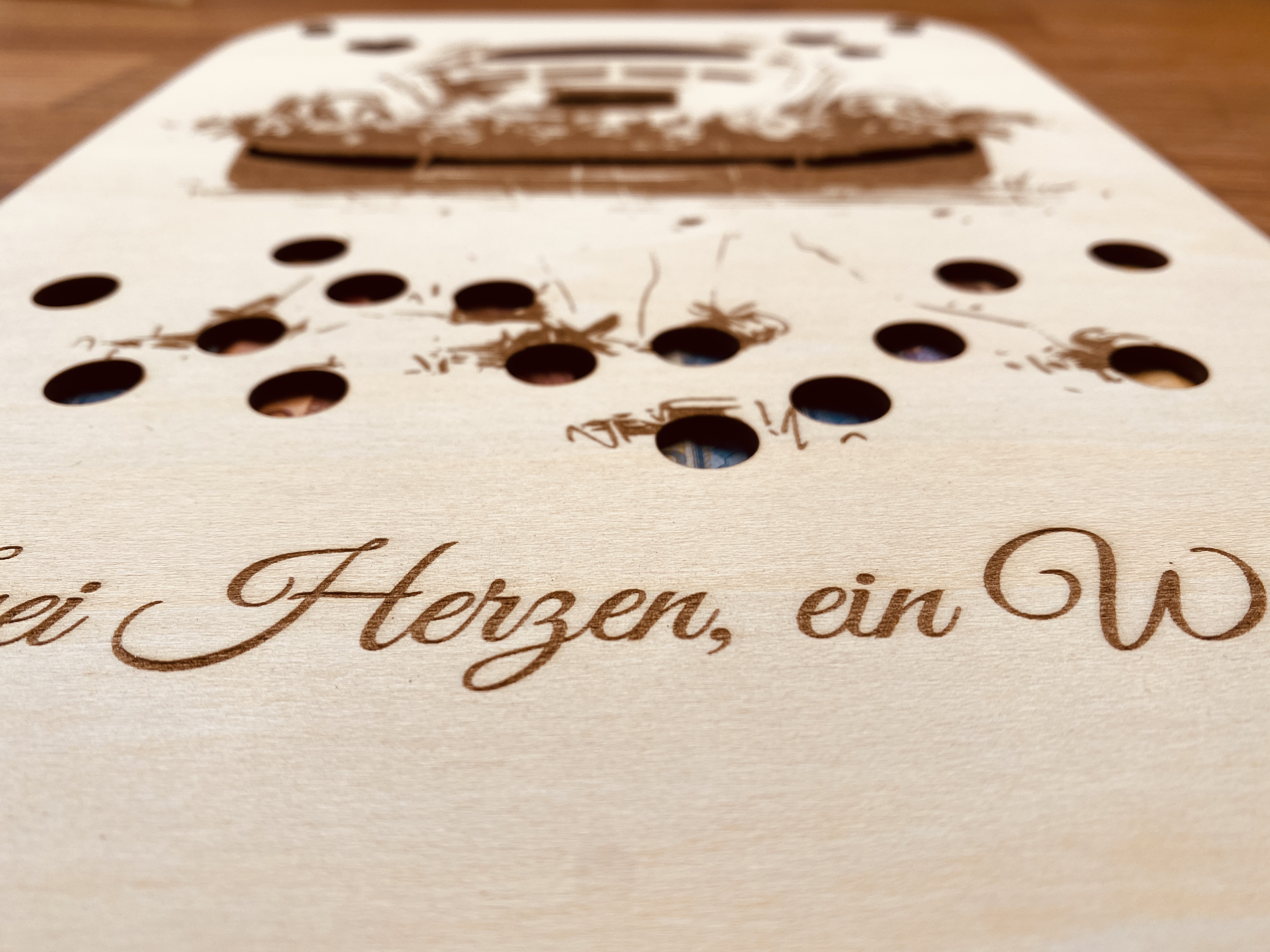 Hochzeit | XXL Geschenkkarte mit Sichtfenster – Bild 3