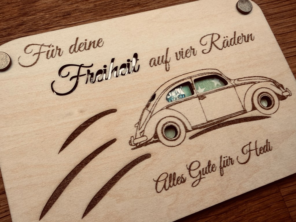 verschiedene Anlässe | Geschenkkarte mit Sichtfenster