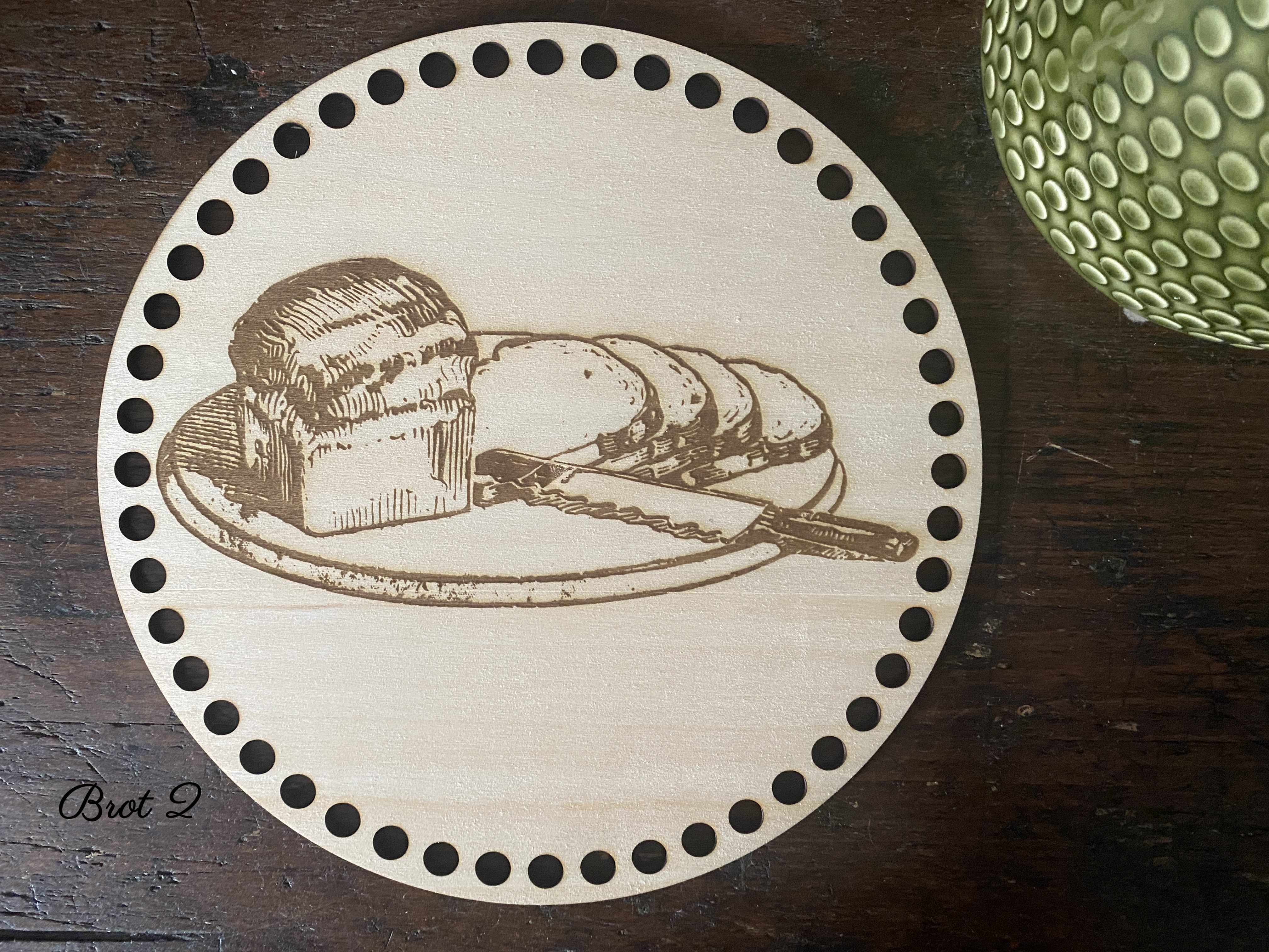 Häkelböden | Lindensperrholz | mit Gravur – Bild 51