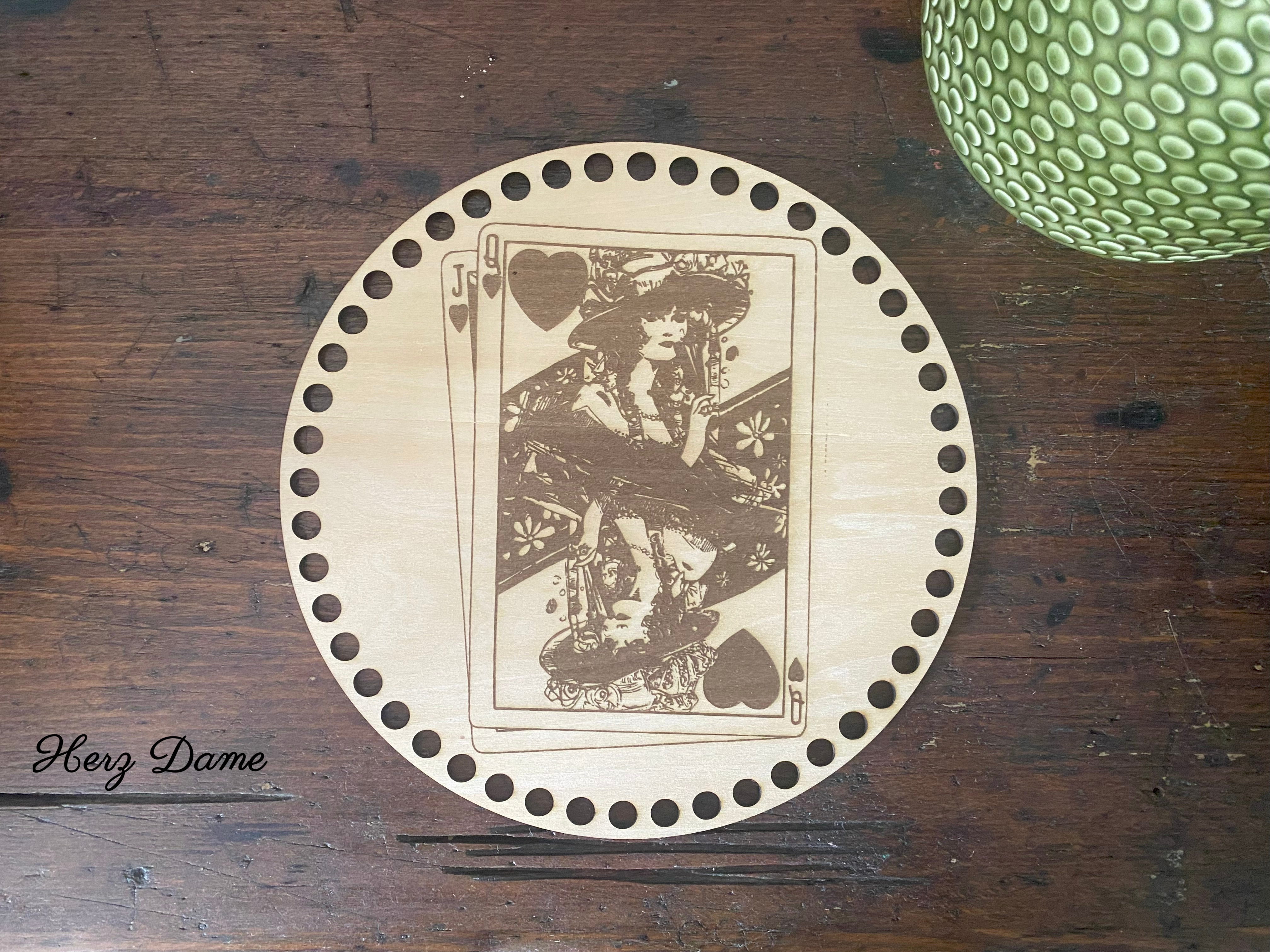 Häkelböden | Lindensperrholz | mit Gravur – Bild 55