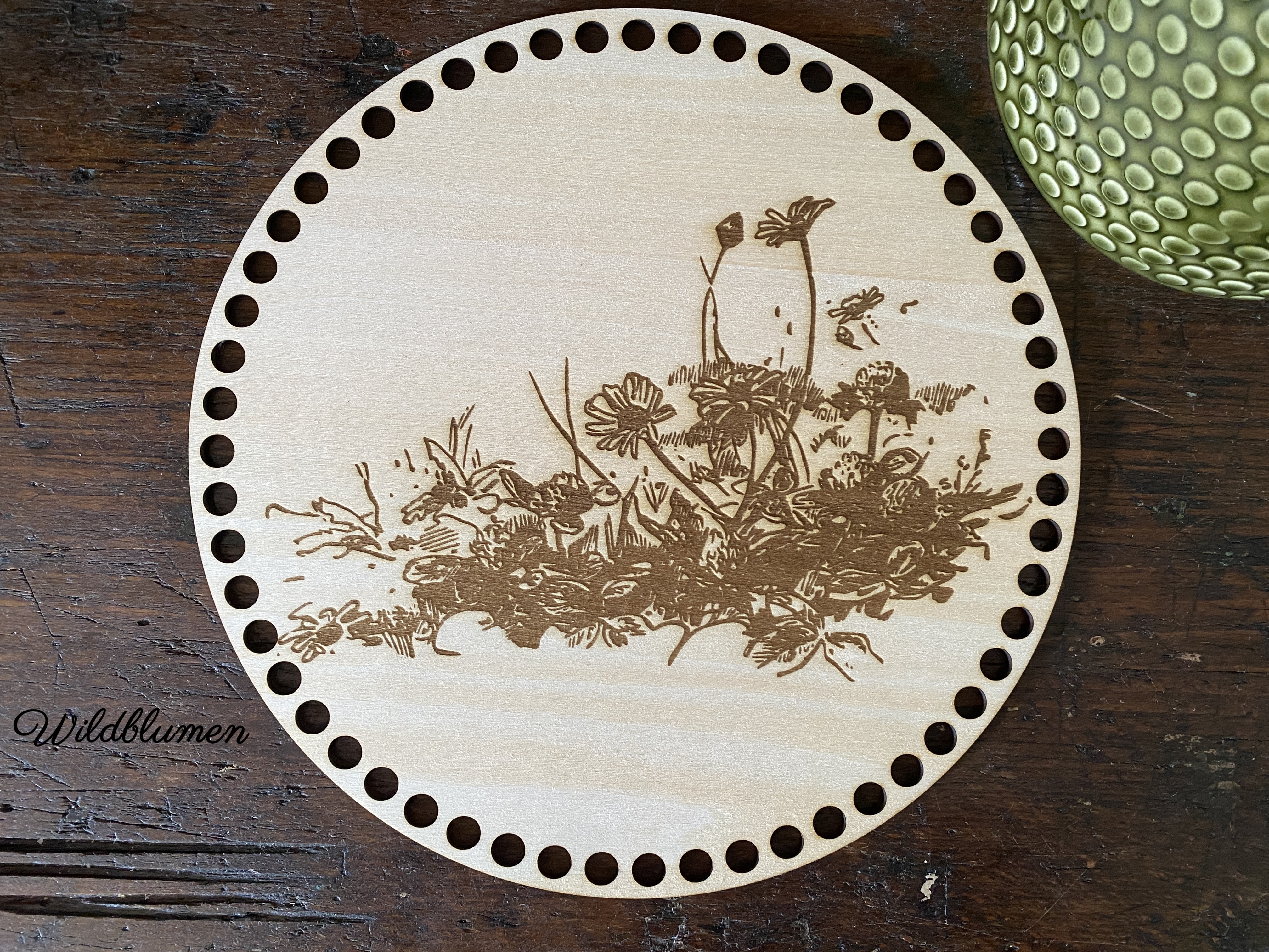 Häkelböden | Lindensperrholz | mit Gravur – Bild 59