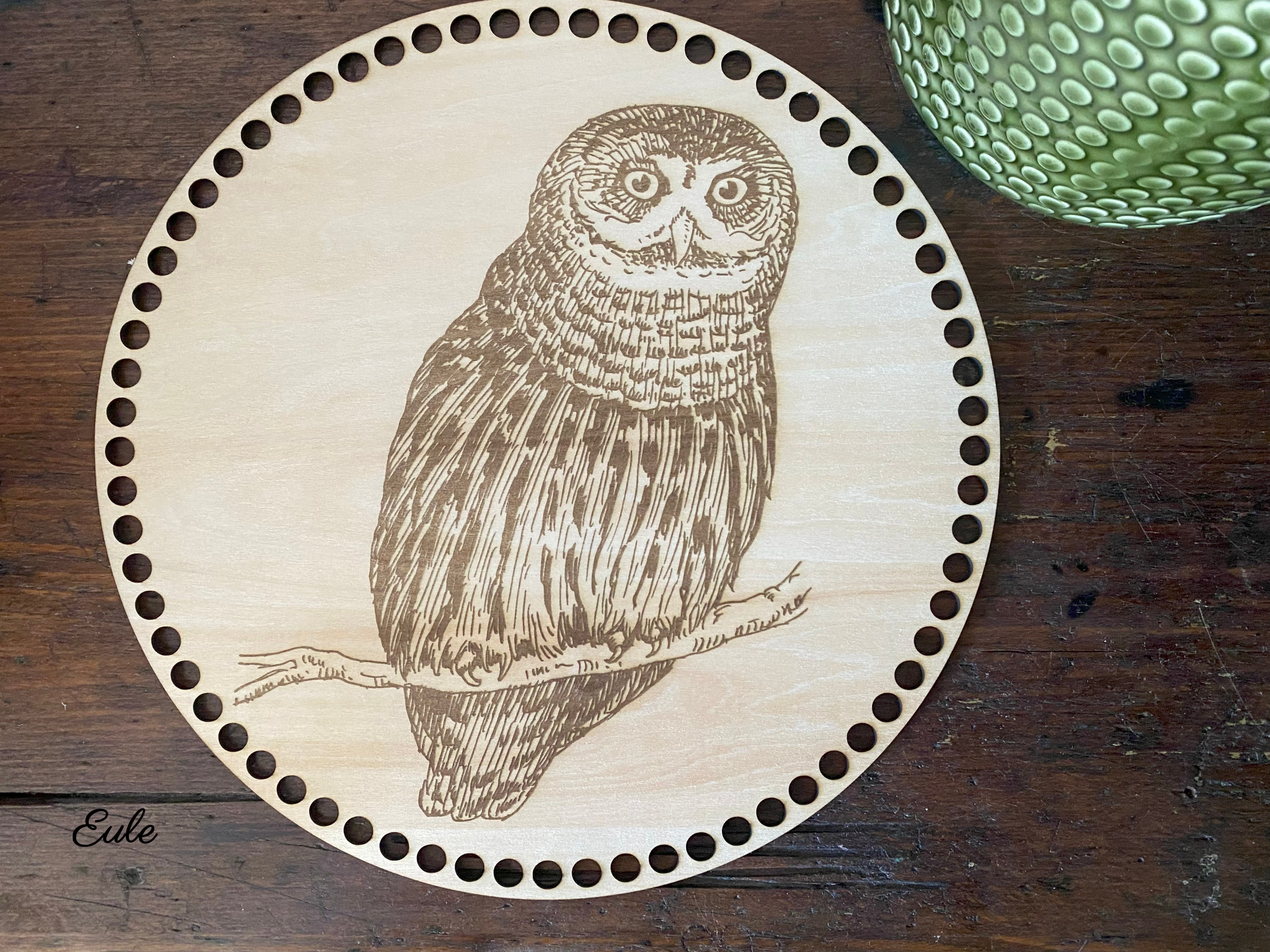 Häkelböden | Lindensperrholz | mit Gravur – Bild 61