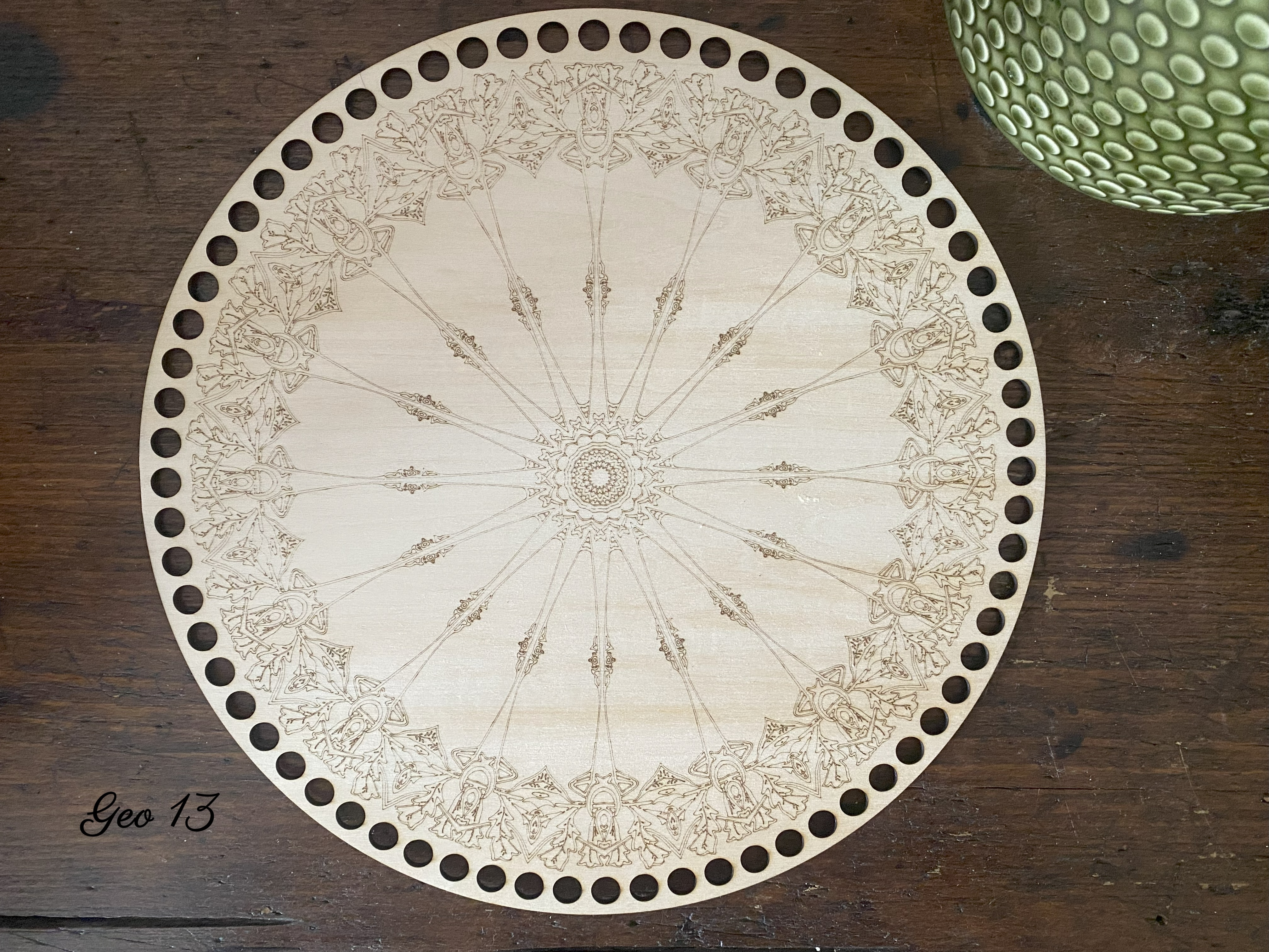 Häkelböden | Lindensperrholz | mit Gravur – Bild 62