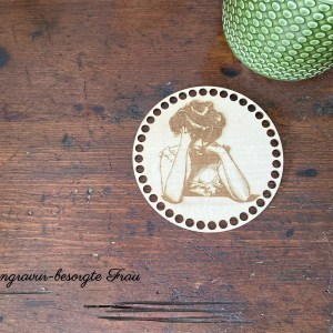 Häkelböden | Lindensperrholz | mit Gravur – Bild 47