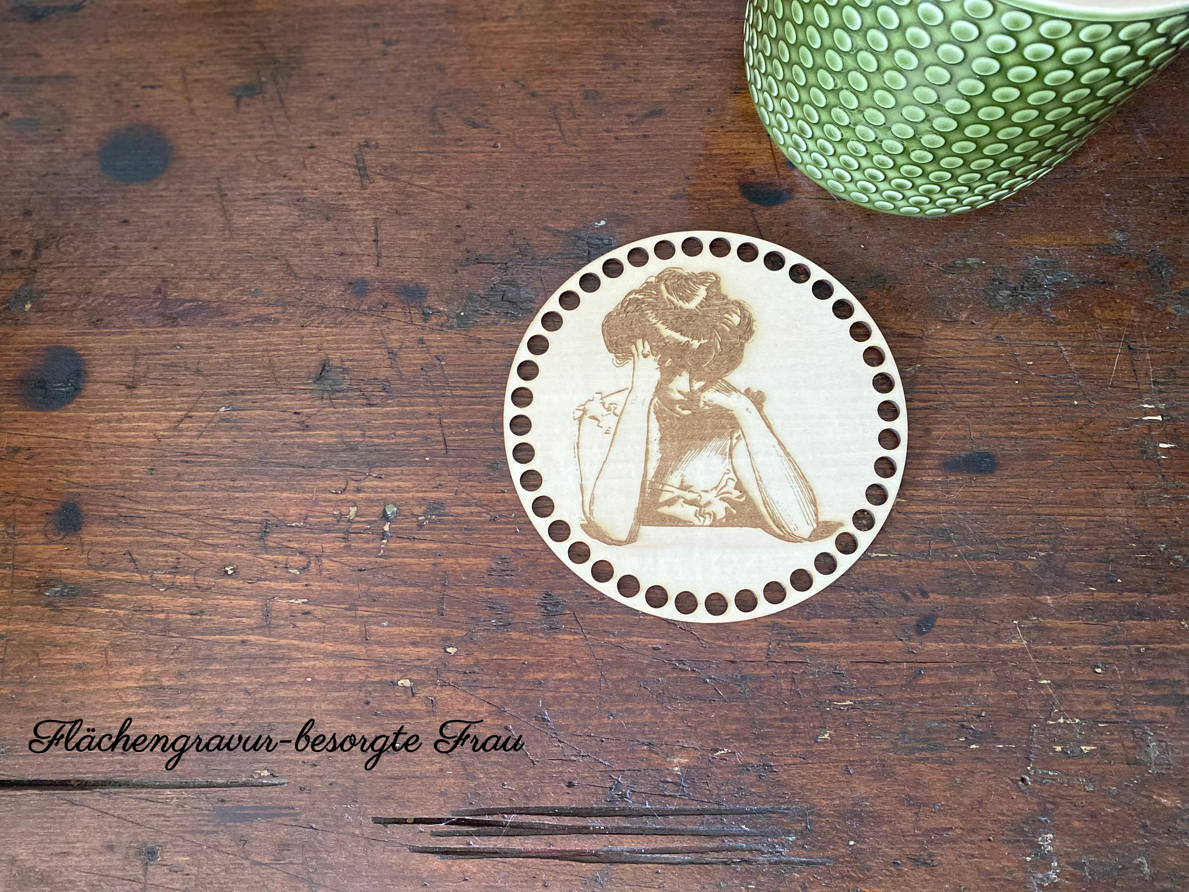 Häkelböden | Lindensperrholz | mit Gravur – Bild 47