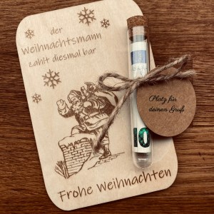 handgelaserte Geschenkkarte | Geldkarte | Geldgeschenk – Bild 9