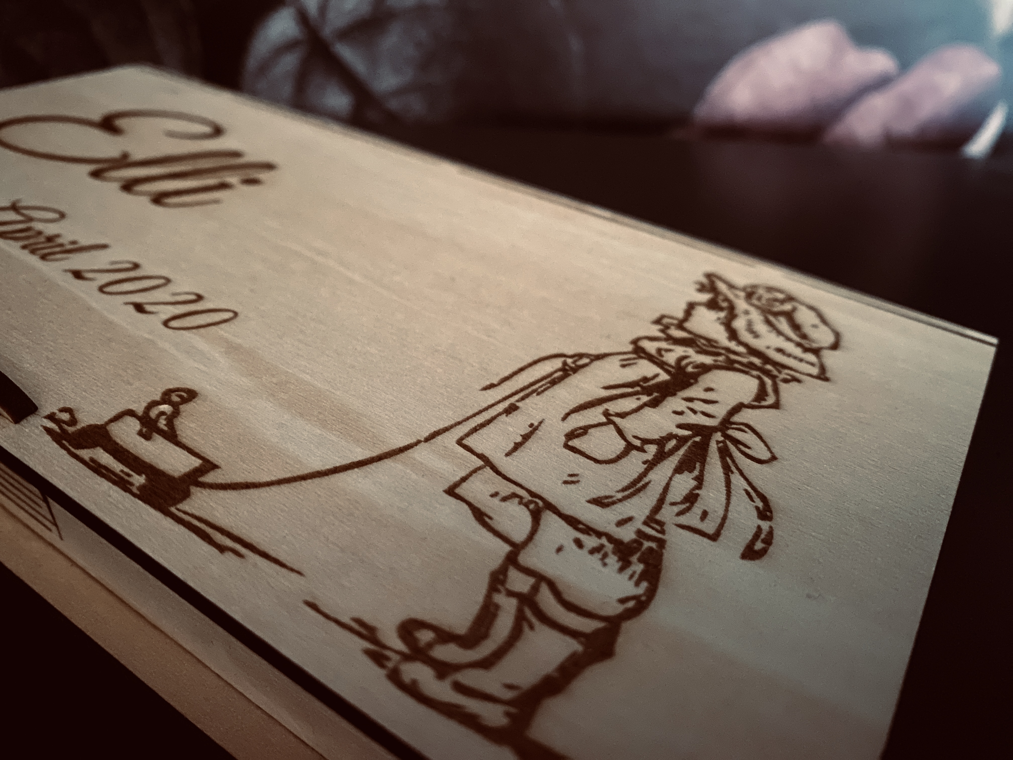 Erinnerungsbox | Geschenkbox aus Holz | personalisierbar – Bild 7