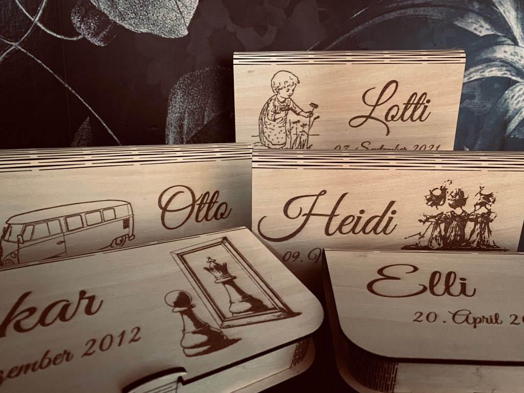 Erinnerungsbox | Geschenkbox aus Holz | personalisierbar