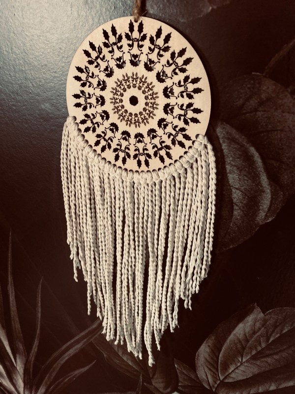 kleiner Traumfänger im Boho-Stil