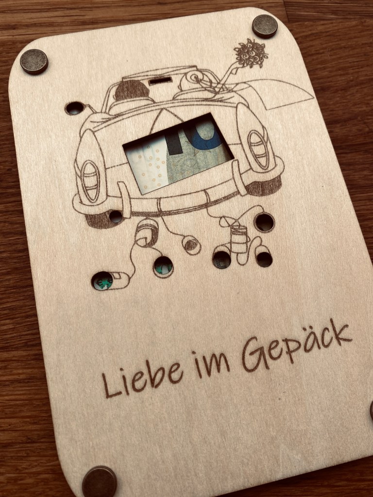 Hochzeit | Geschenkkarte mit Sichtfenster