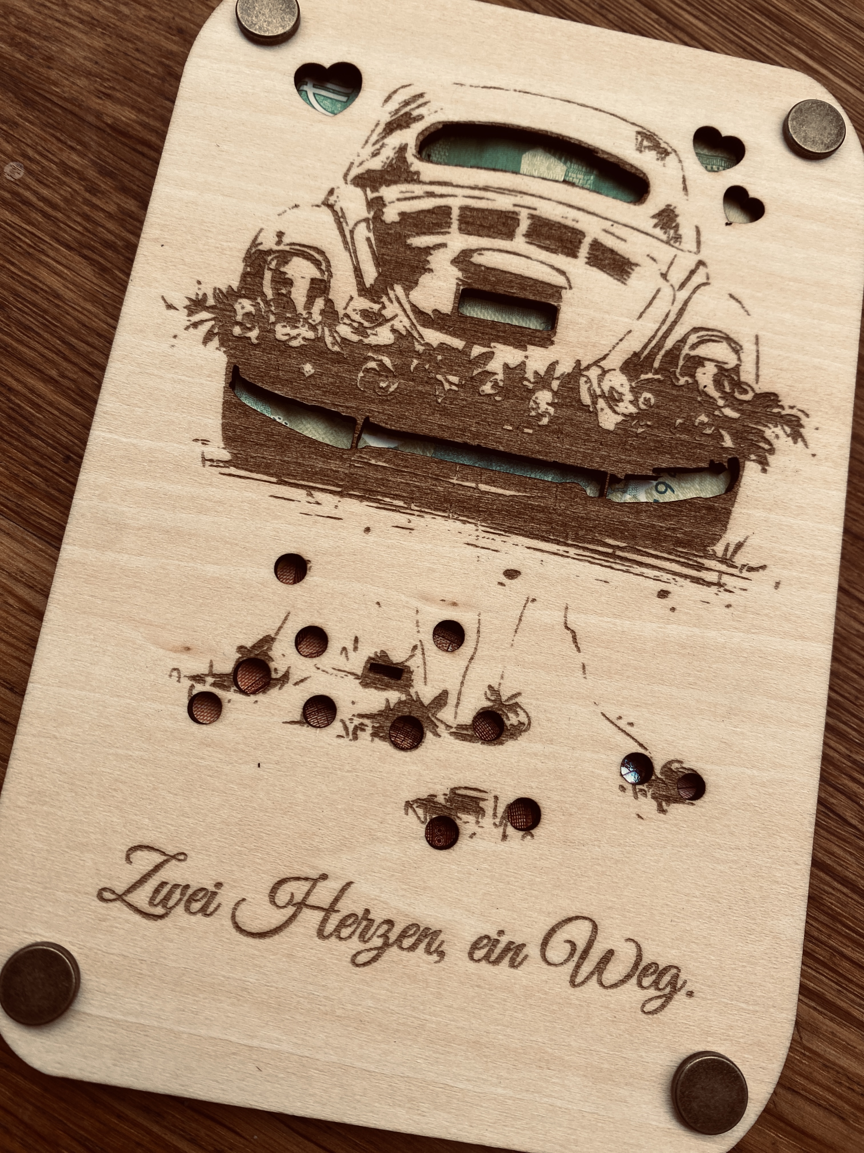 Hochzeit | Geschenkkarte mit Sichtfenster – Bild 8