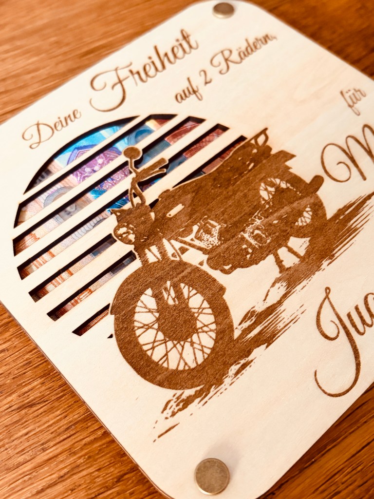 Jugendweihe | Geschenkkarte mit Sichtfenster | personalisierbar