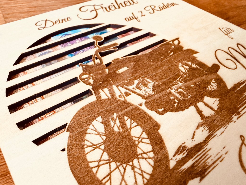 Jugendweihe | Geschenkkarte mit Sichtfenster | personalisierbar