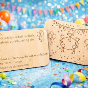 Einladungskarte Kindergeburtstag | personalisiert