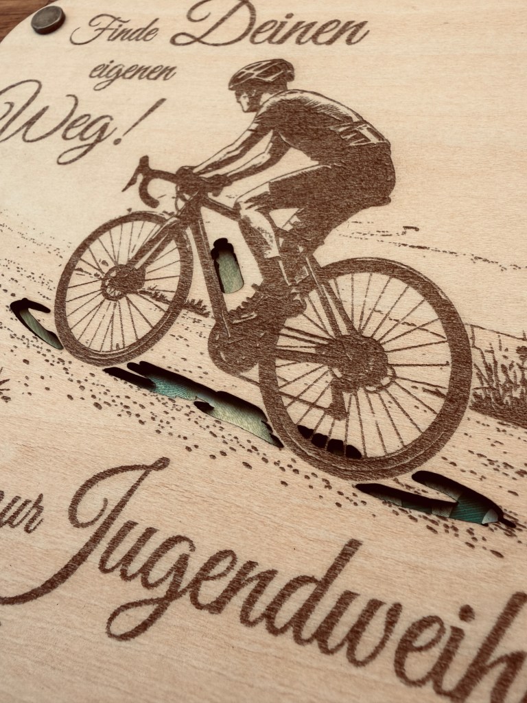Jugendweihe | Geschenkkarte mit Sichtfenster | personalisierbar