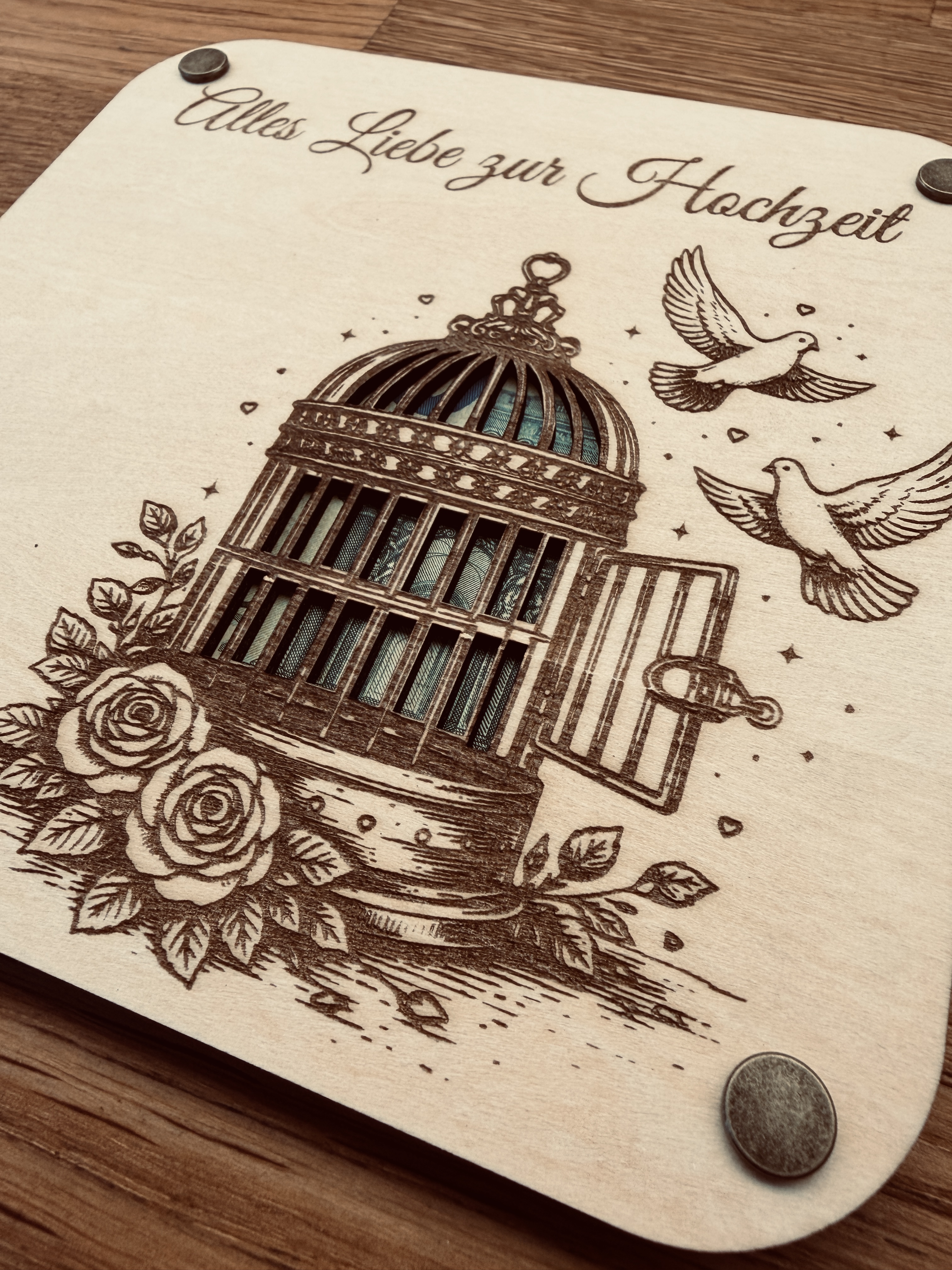 Hochzeit | Geschenkkarte mit Sichtfenster – Bild 2