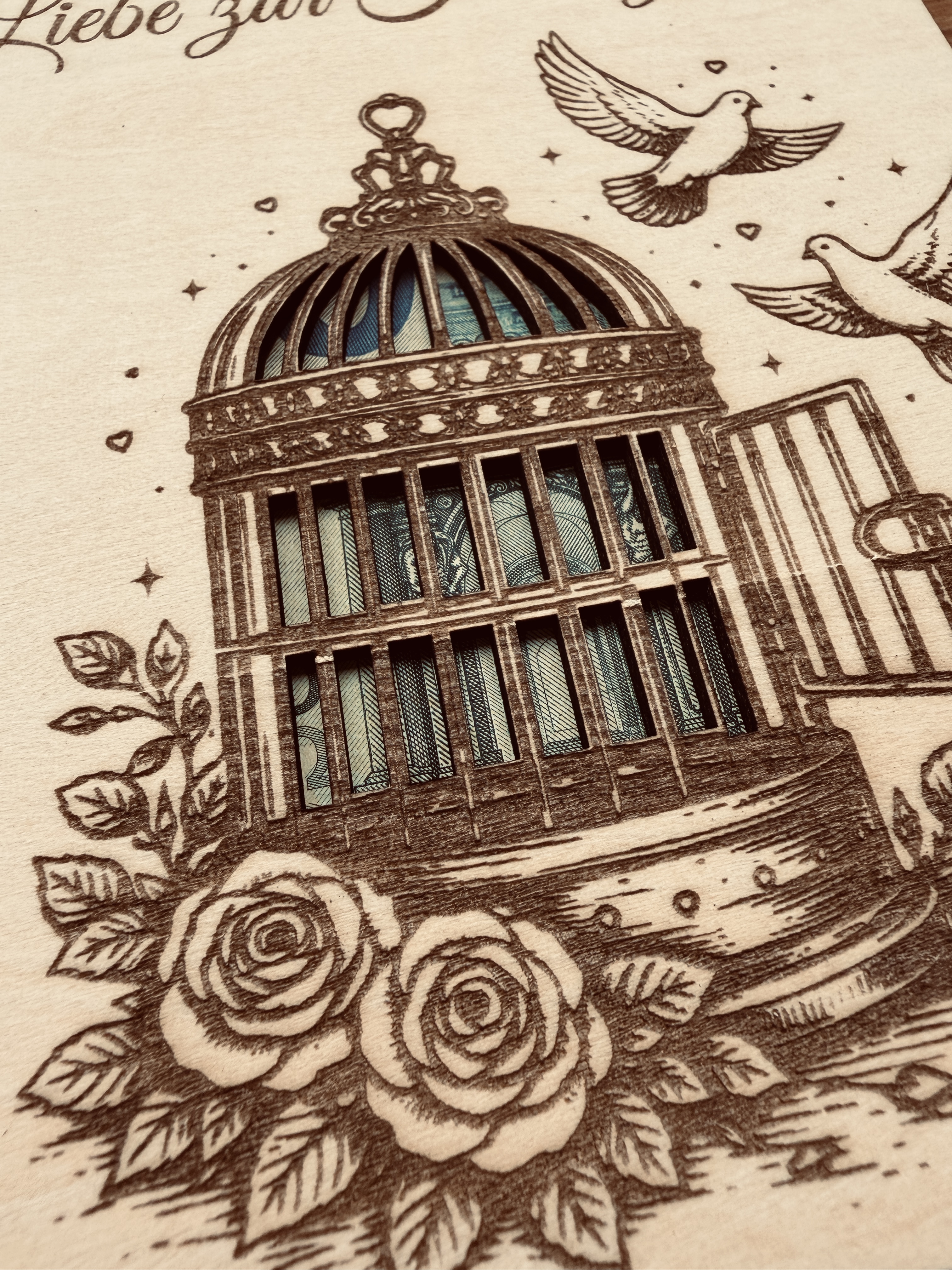 Hochzeit | Geschenkkarte mit Sichtfenster – Bild 3