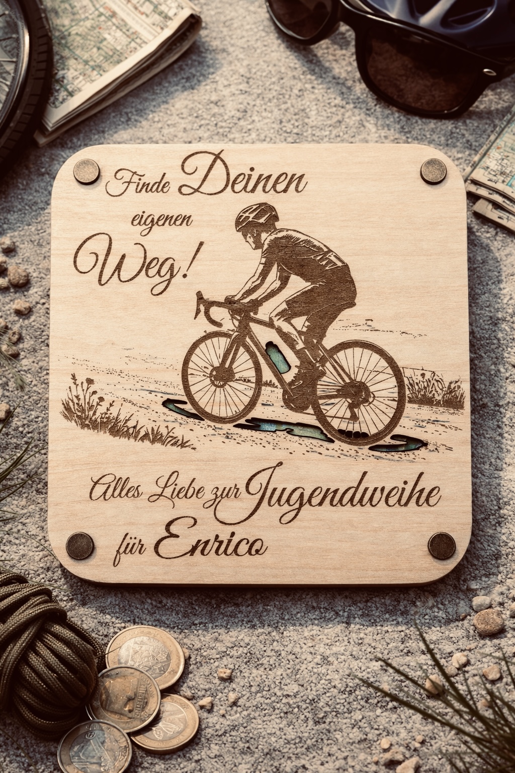 Jugendweihe | Geschenkkarte mit Sichtfenster | personalisierbar – Bild 11
