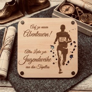 Jugendweihe | Geschenkkarte mit Sichtfenster | personalisierbar – Bild 13