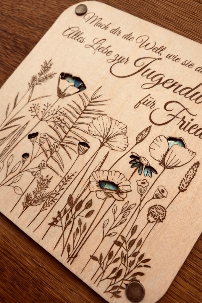 Jugendweihe | Geschenkkarte mit Sichtfenster | personalisierbar