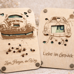 Hochzeit | Geschenkkarte mit Sichtfenster