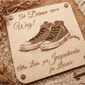 Jugendweihe | Geschenkkarte mit Sichtfenster | personalisierbar – Bild 17