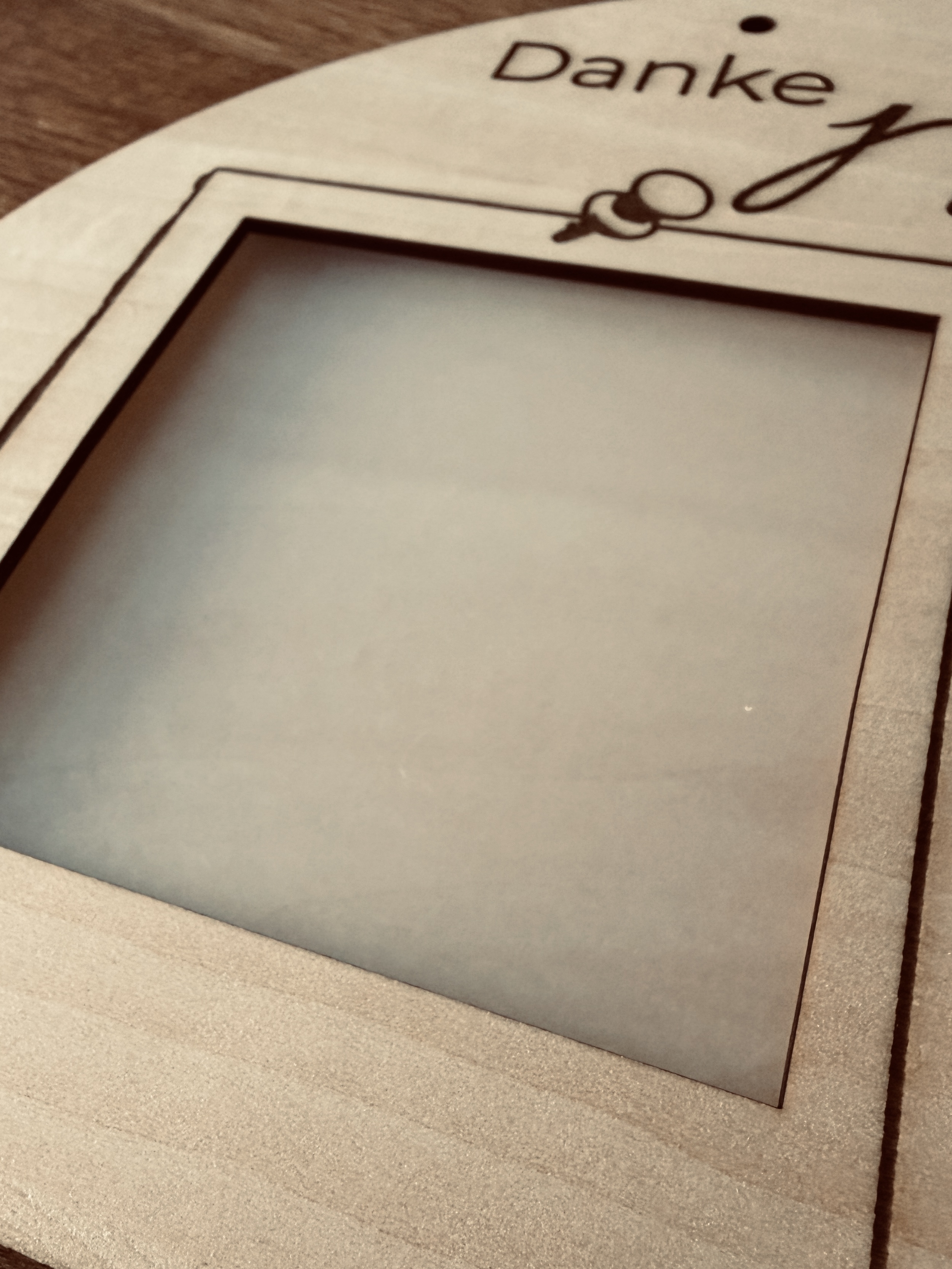 personalisierbares Mama Holzschild mit Foto | Geschenk für Mama – Bild 7