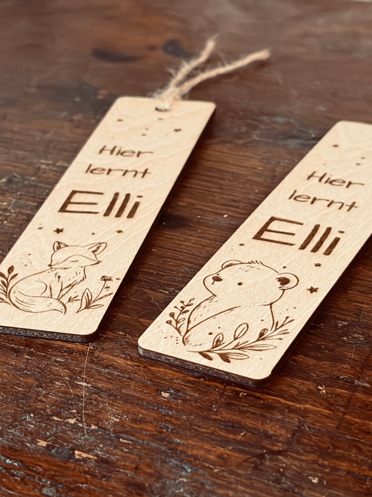 personalisiertes Einschulungsgeschenk aus Holz
