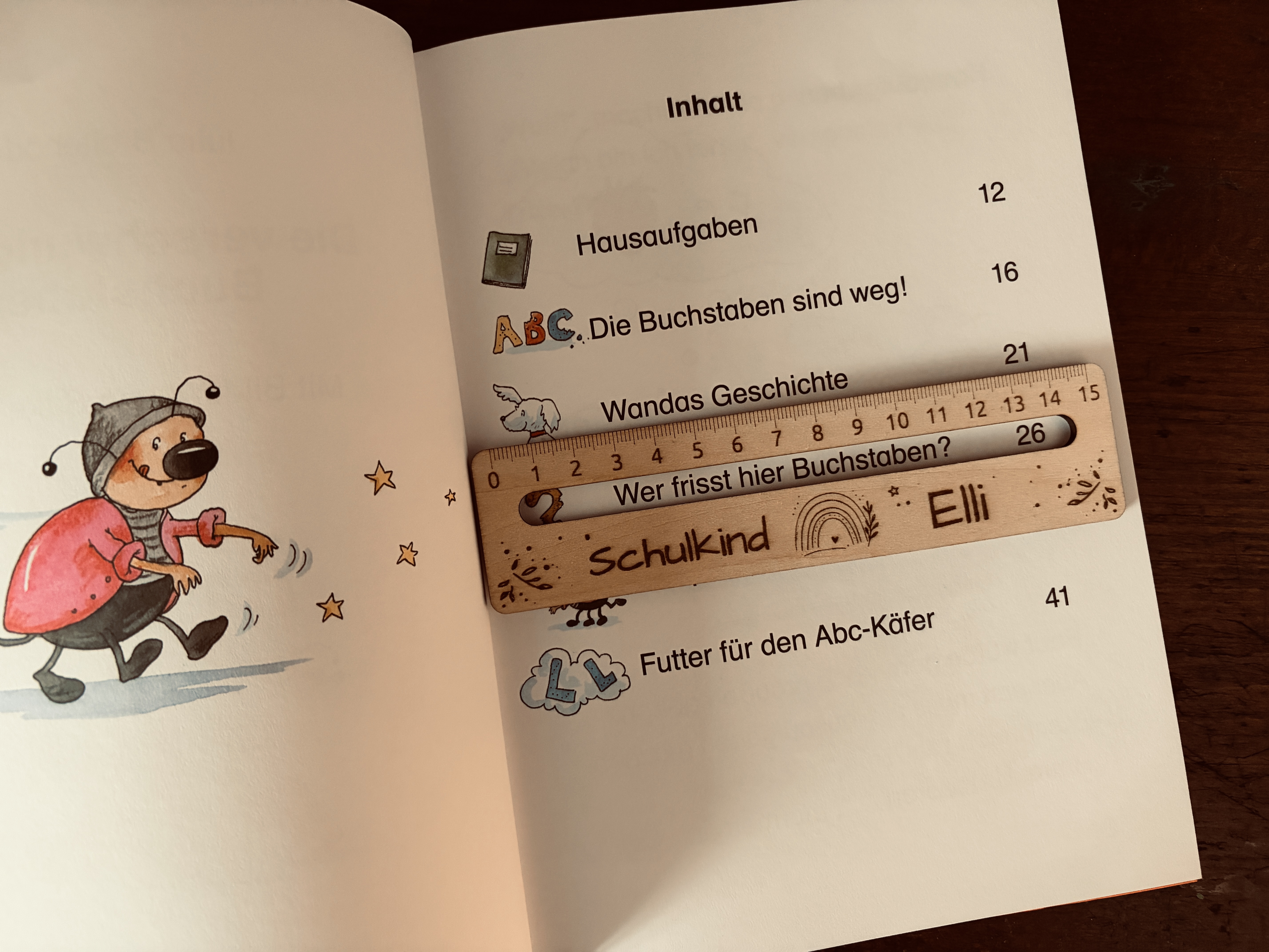 personalisiertes Einschulungsgeschenk aus Holz – Bild 2