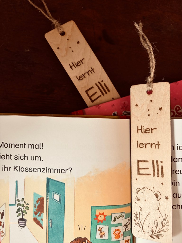 personalisiertes Einschulungsgeschenk aus Holz