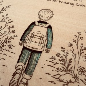 Einschulung | Geschenkkarte mit Sichtfenster | personalisierbar – Bild 7
