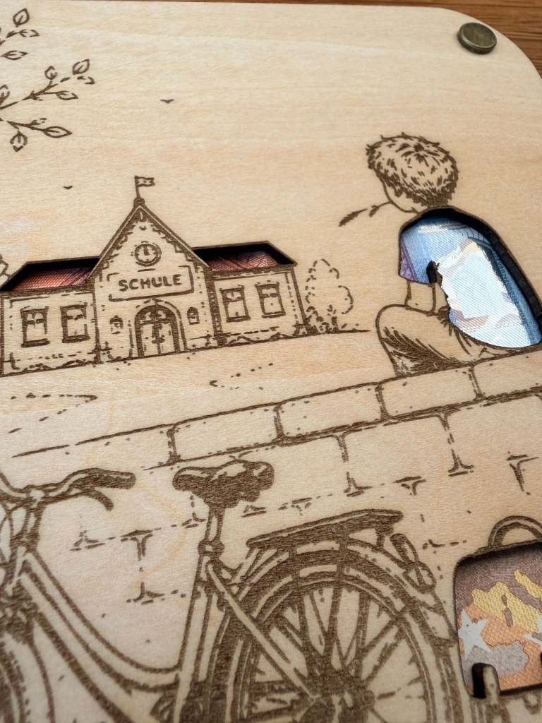 Einschulung | Geschenkkarte mit Sichtfenster | personalisierbar