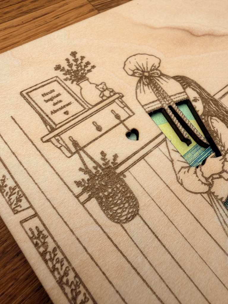 Einschulung | Geschenkkarte mit Sichtfenster | personalisierbar