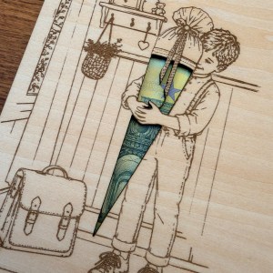 Einschulung | Geschenkkarte mit Sichtfenster | personalisierbar – Bild 16